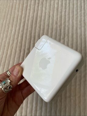 🌼 Apple White Square 87W Laptop USB-C Power Adapter MacBook
